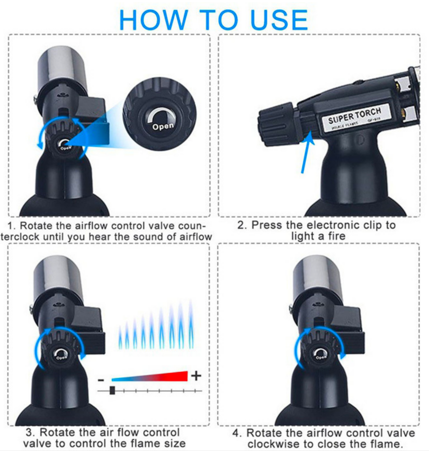 Butane Torch 1300c XL.