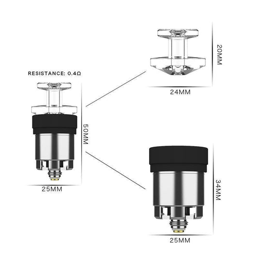 Exseed Dabcool W2 V2 Replacement Heating Atomizer.