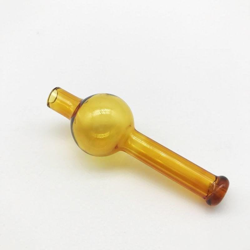 Glass Bubble Ball Carb Cap Tall 22mm.