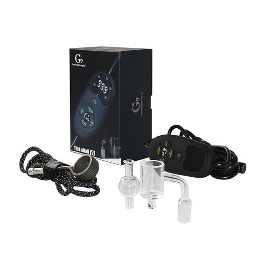 Greenlightvapes G9 Tick 25mm Axial Quartz Banger Kit.