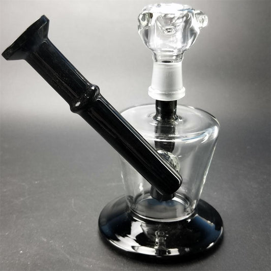 ML Glass Black Straight Tyre Percolator.