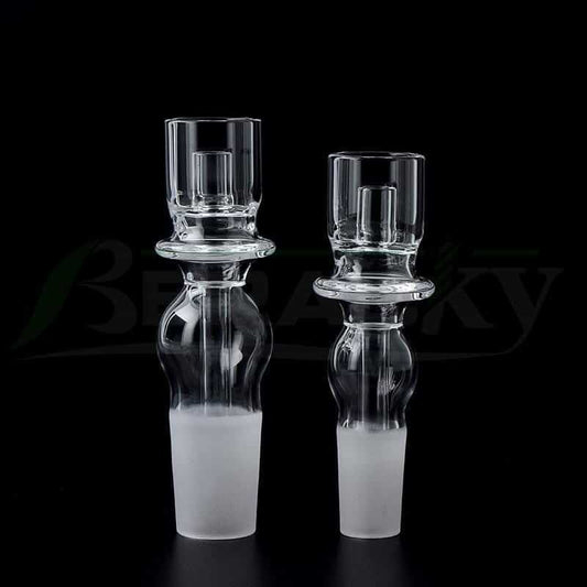 Pack Science Green Energy Straight Bubble Quartz Enail.