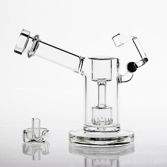 Pack Science Mini Oil Rig Bubbler With Quartz Swing.