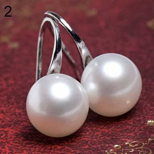 969696 yuhuv test Women Earrings Imitation Pearls Ball Hook Earrings Eardrops Bridal Wedding Party Jewelry aretes de mujer серьги женские yuhuv test aja.