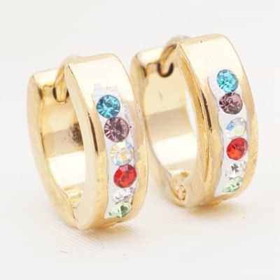 Yunkingdom 32 Pairs Different Style Fashion Geometric Stainless Steel Small Circle Hoop Earrings for Womens Girls Punk Jewelry yuhuv test yuhuv test022.