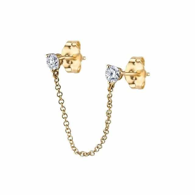 969696 yuhuv test New Fashion Circle Ear Cuff Retractable Earrings for Women Men Gold Huggie Unisex Double Piercing Hoop Earing Female Brincos yuhuv test aja.