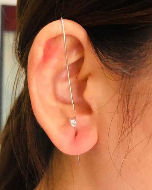 Bohemian Wedding Ear Wrap Crawler Hook Earring Crystal Stud Earrings for Woman Lightning Zirconia Climber Earrings Jewelry Gift yuhuv test yuhuv test022.
