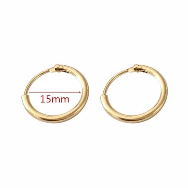 Fashion Large Hoop Earrings 40mm 60mm 80mm Big Smooth Circle Earrings Round Brincos Loop Earrings for Women Jewelry Party Gifts yuhuv test yuhuv test022.