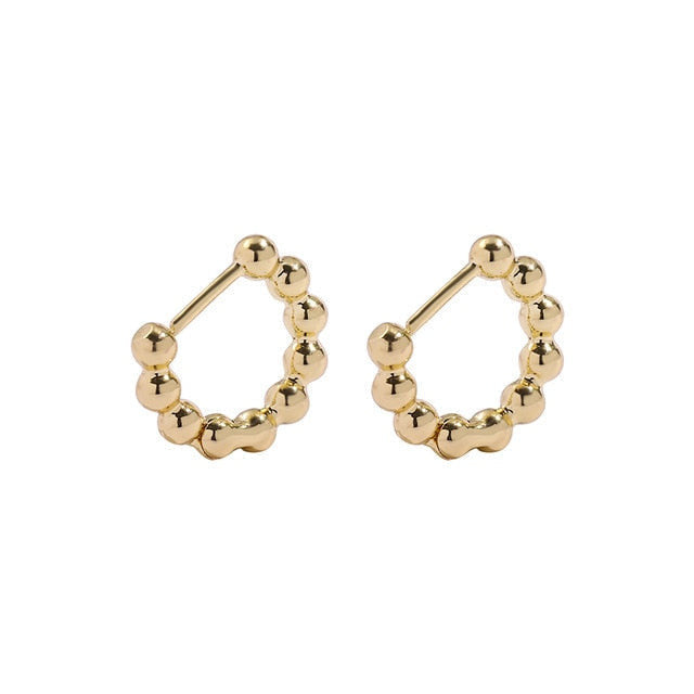 969696 yuhuv test Minimalist Twisted Small Hoop Earrings for Women Fashion Gold Color Metal Circle Tiny Hoops Huggie Ear Buckle Jewelry 2021 yuhuv test aja.