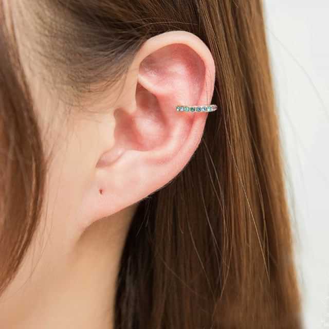 969696 yuhuv test Top Quality 4/6MM AAA Cezch Zircon Chic Filled Tragus Earring For Women Non Piercing Clip Earing Ear Cuff 2021 Also Be Nose Ring yuhuv test aja.