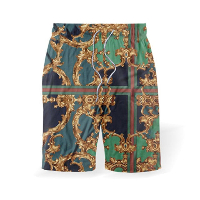 Mens Sets Retro Ethnic Style Summer Clothes Short Sleeve T-Shirt and Shorts Suit Arbitrary Match 2021 New Chic Two Piece Set Men yuhuv test yuhuv test022.