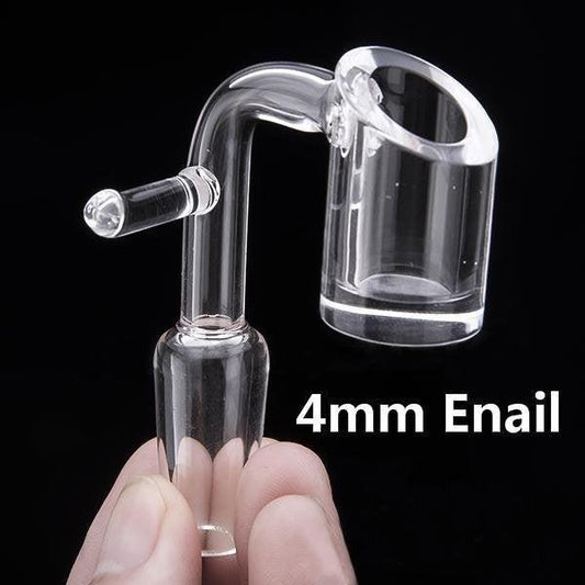 Domeless Slanted Quartz Banger Enail.