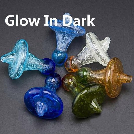 UFO Glow In The Dark Glass Carb Cap.