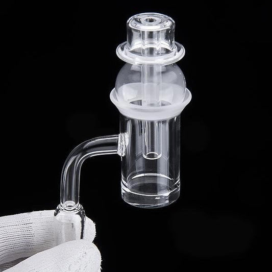Vaportime Quartz Banger Beveled Edge Nail & Carb Cap 33mm.