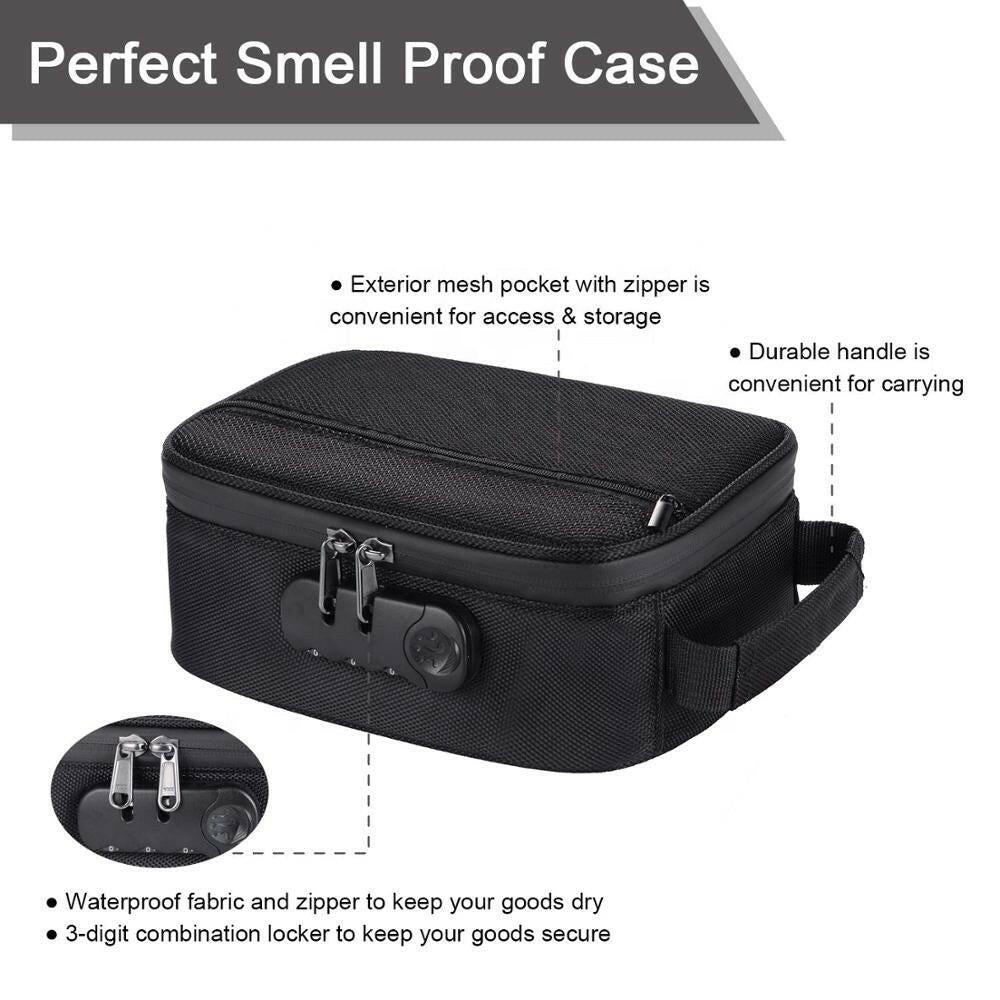 a22222346  330  Pack Science Smell Proof Carbon Lined Locking Stash Bag Storage 55.