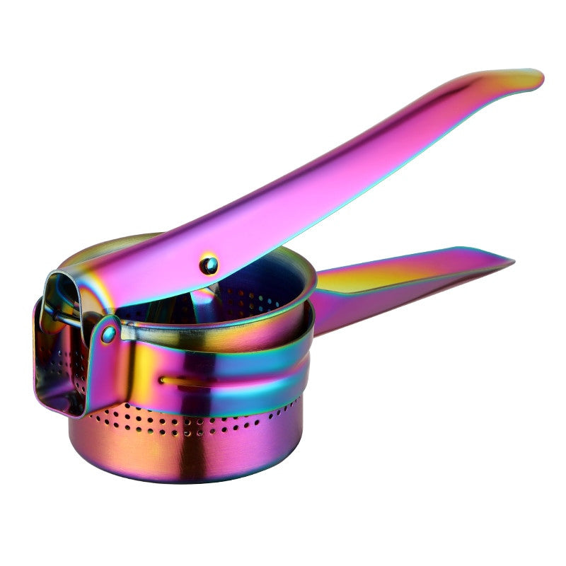 1xStainless Steel Manual Fruit Pomegranate Squeezer Orange Lemon Juicer Hand Press Kitchen Tools Potato Masher Ricer Maker Tool000.