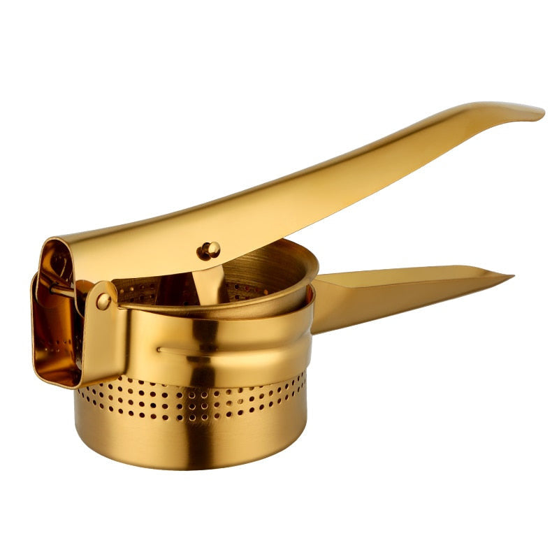 1xStainless Steel Manual Fruit Pomegranate Squeezer Orange Lemon Juicer Hand Press Kitchen Tools Potato Masher Ricer Maker Tool000.