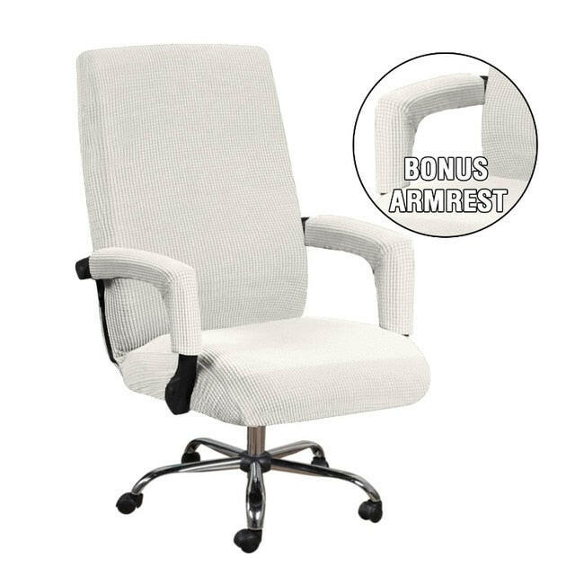 3pcs universal chair cover with 2 armrests office computer chair cover 100% polyester fiber elastic washable removable yuhuv test 0 yuhuv test022.