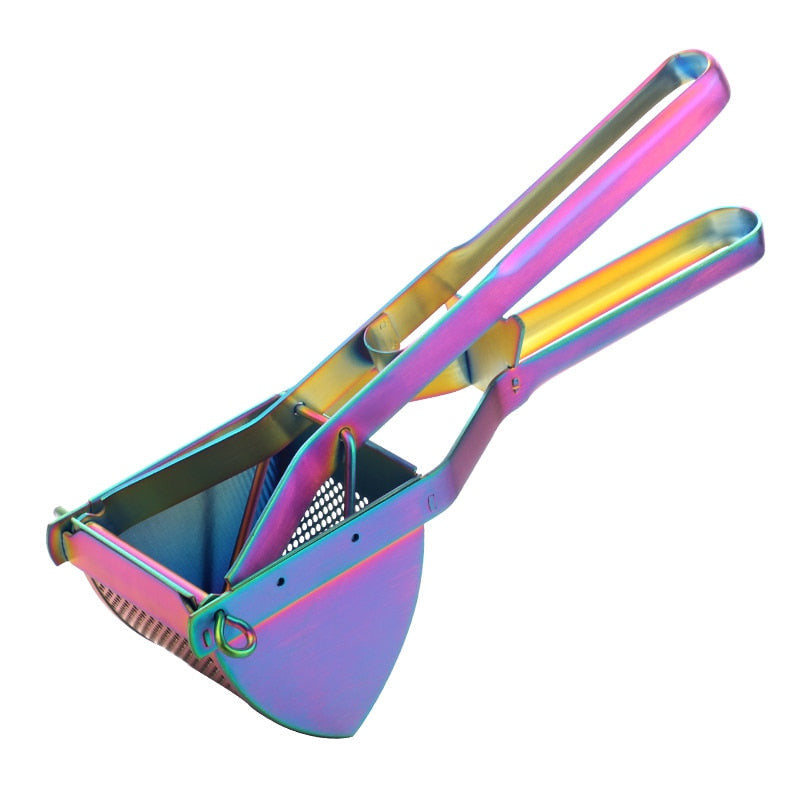 1xStainless Steel Manual Fruit Pomegranate Squeezer Orange Lemon Juicer Hand Press Kitchen Tools Potato Masher Ricer Maker Tool000.