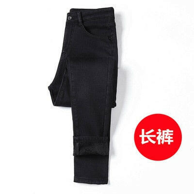 Winter Warm Jeans Woman 2022 High Waist Casual Velvet Ladies Trousers Female Pantalon Denim jeans for Women Pants clothe 40 yuhuv test 0 yuhuv test022.