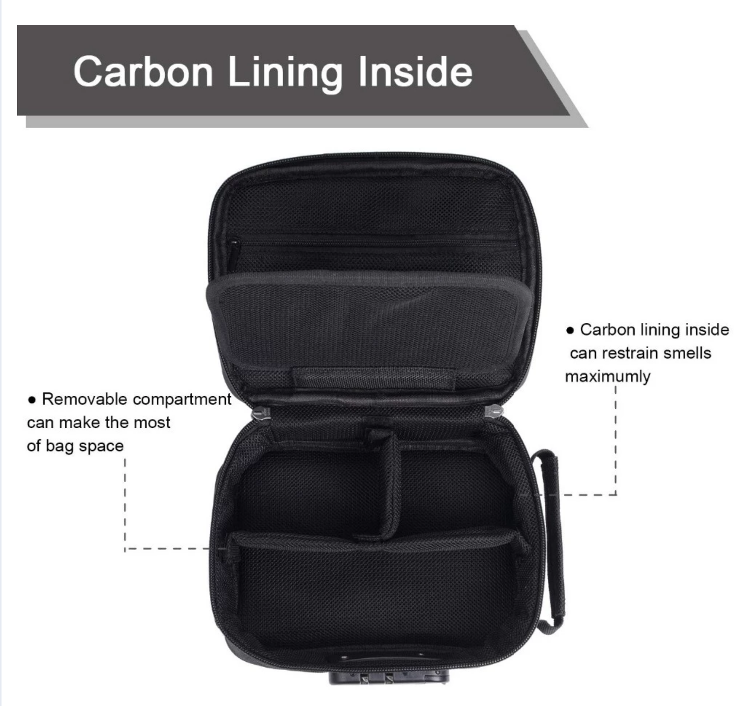 a22222346  330  Pack Science Smell Proof Carbon Lined Locking Stash Bag Storage 55.