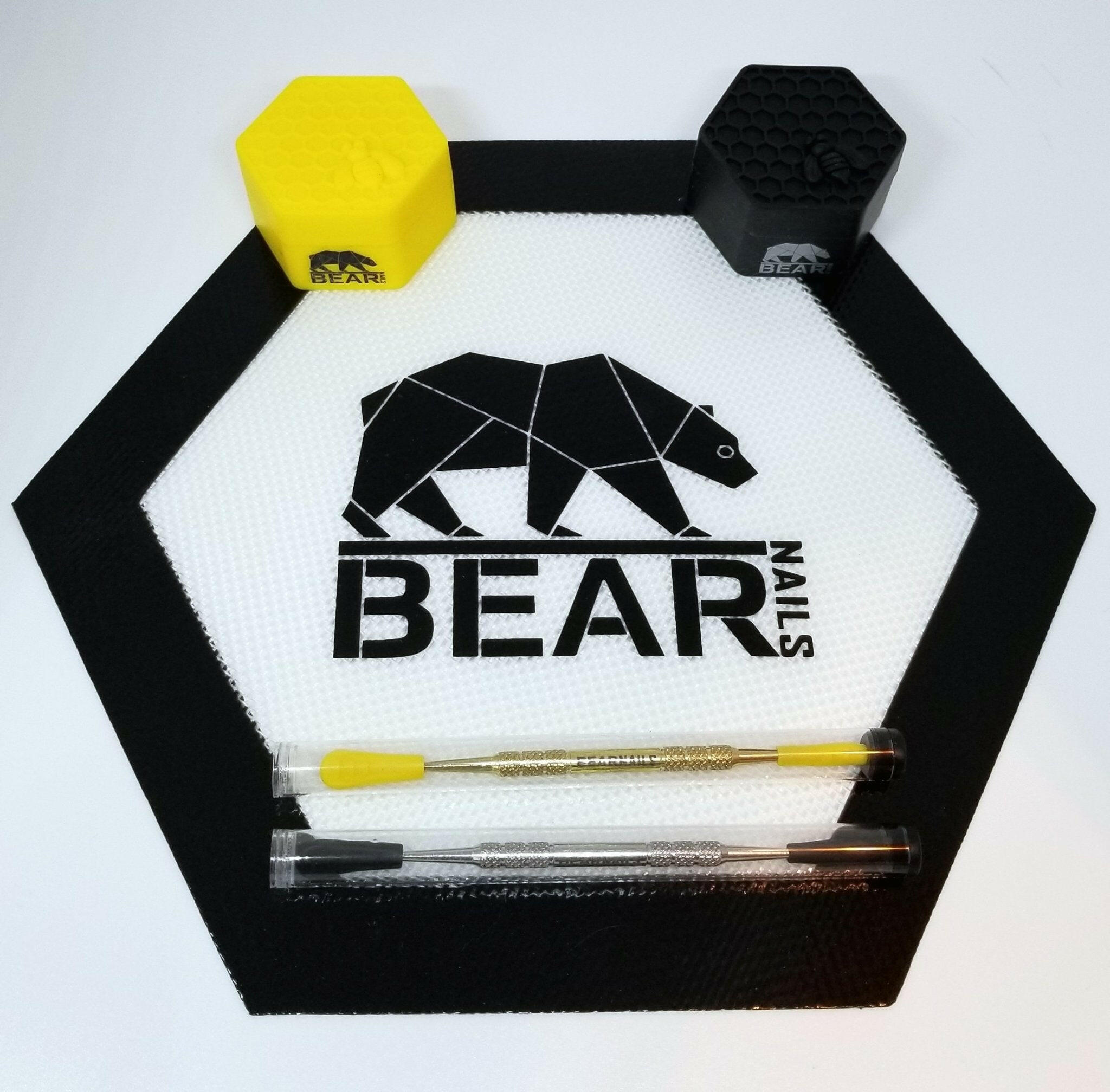 t5555551  Bear Nails Dab Accessory Kit Dab Mat Kit.