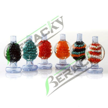 a22222346   2 Beracky Built-in Flower Glass Bubble Carb Cap Carb Cap 55.