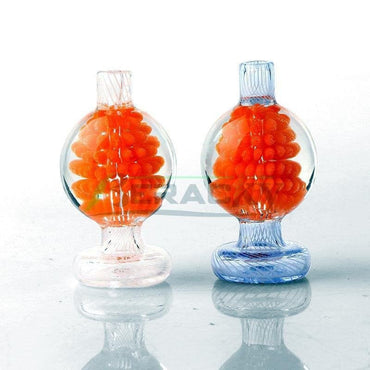 t5555551  Beracky Built-in Flower Glass Bubble Carb Cap Carb Cap.