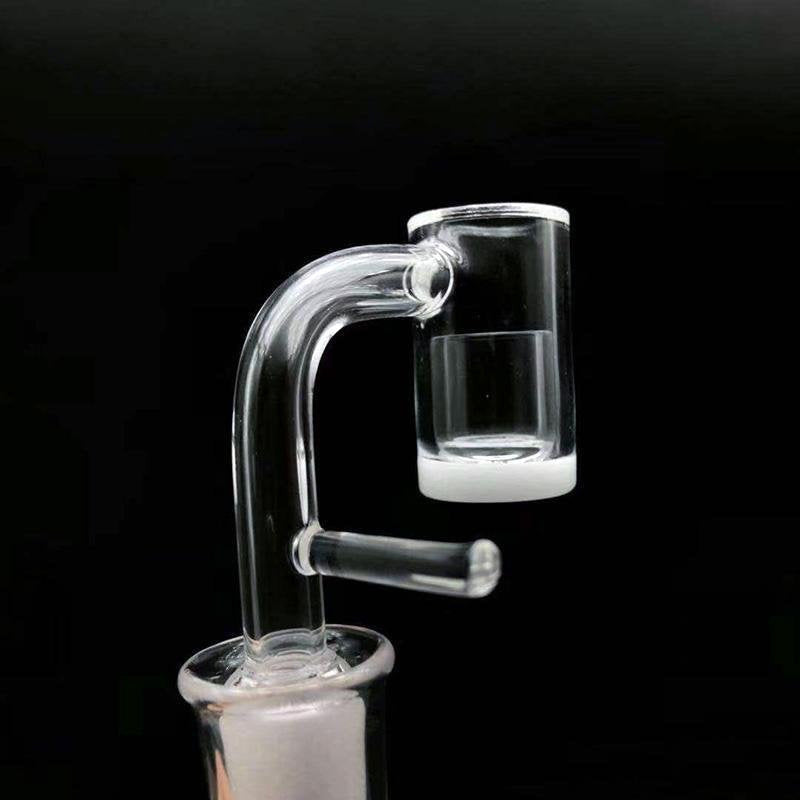 Pack Science Beveled Edge Opaque Bottom Quartz Banger Enail With Insert.