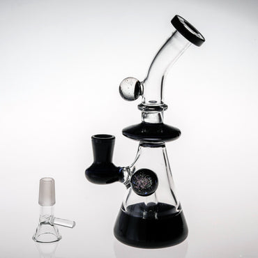 a22222346  330  Black Luminous Ball Double Function Rig Glass Rig 55.