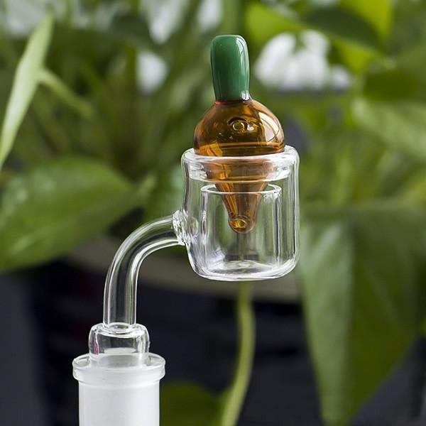 Colored Bubble Carb Cap OD 22mm.