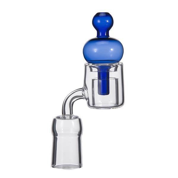 Colored Glass Carb Cap 28mm Round Ball Dome.