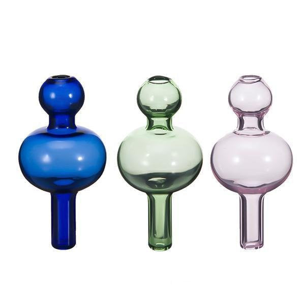 Colored Glass Carb Cap 28mm Round Ball Dome.