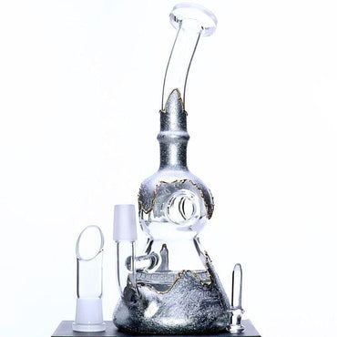 969696  yuhuv test DGC Honeycomb Inline Percolator Beaker WP176 Discount E-Nails Glass Rigaja.