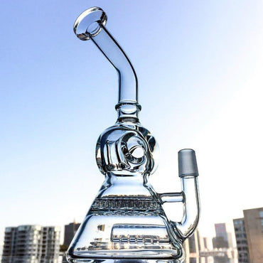 969696  yuhuv test DGC Honeycomb Inline Percolator Beaker WP176 Discount E-Nails Glass Rigaja.