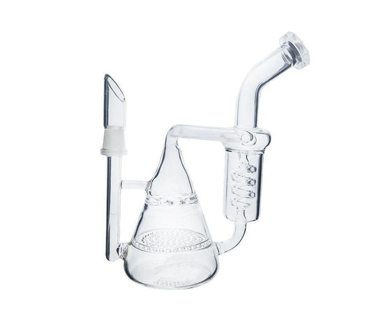 969696  yuhuv test Double Recycler Honeycomb Turbine Spiral Ice Catcher Discount E-Nails ajađ.