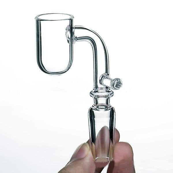 Flat Top Round Bottom Quartz Banger Enail.