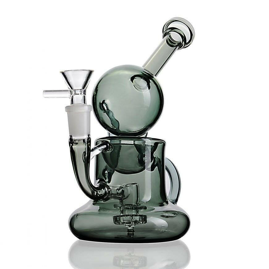 a22222346  330  Hii Glass Base Recycler Thick Beaker Glass Rig 55.