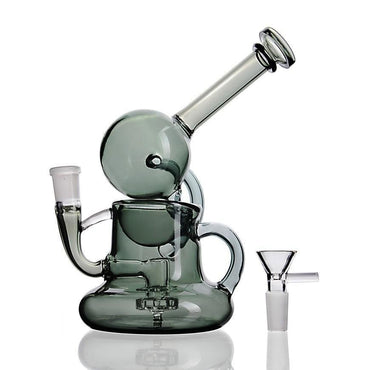 a22222346  330  Hii Glass Base Recycler Thick Beaker Glass Rig 55.