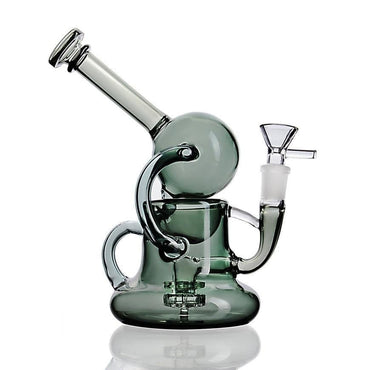 a22222346  330  Hii Glass Base Recycler Thick Beaker Glass Rig 55.