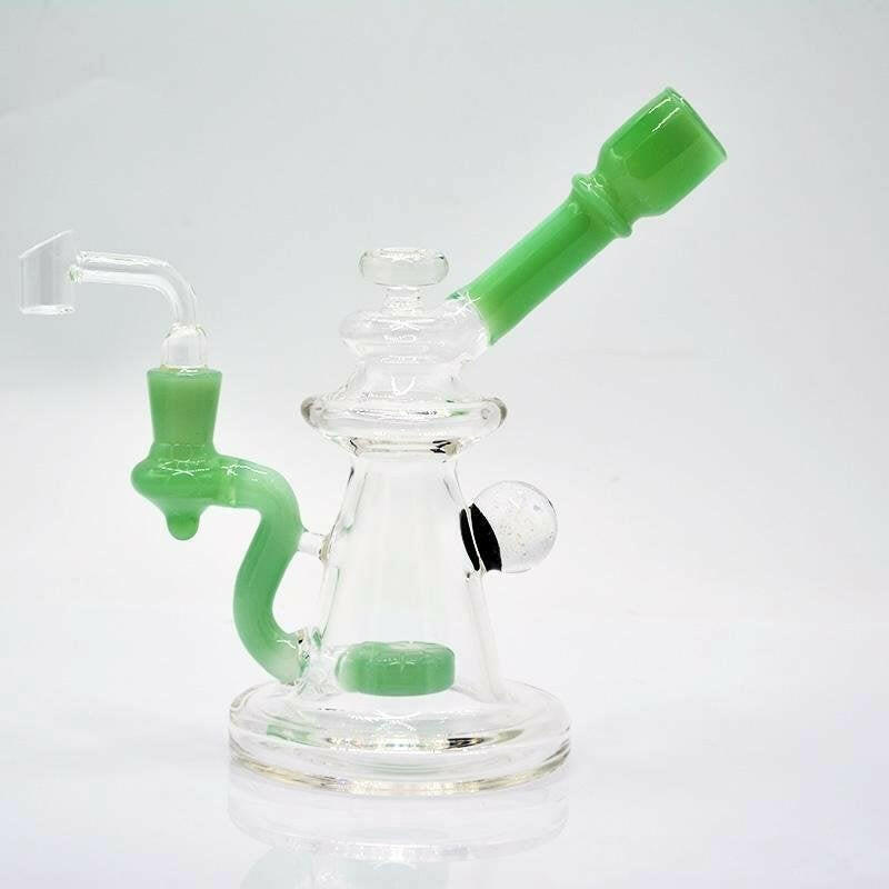 a22222346  330  Hot Glass Y4 Showerhead Percolator Glass Rig 55.