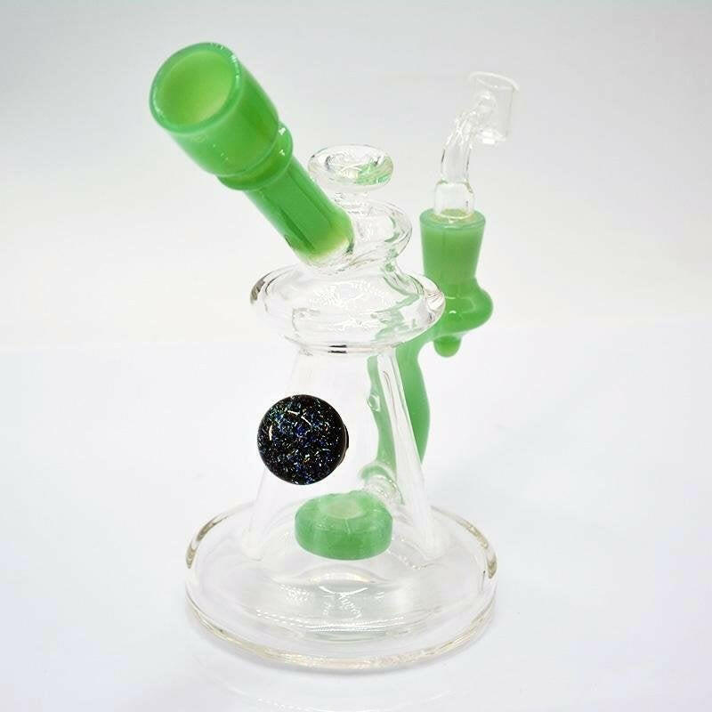 a22222346  330  Hot Glass Y4 Showerhead Percolator Glass Rig 55.