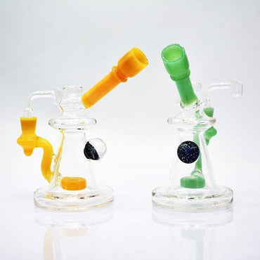 a22222346  330  Hot Glass Y4 Showerhead Percolator Glass Rig 55.