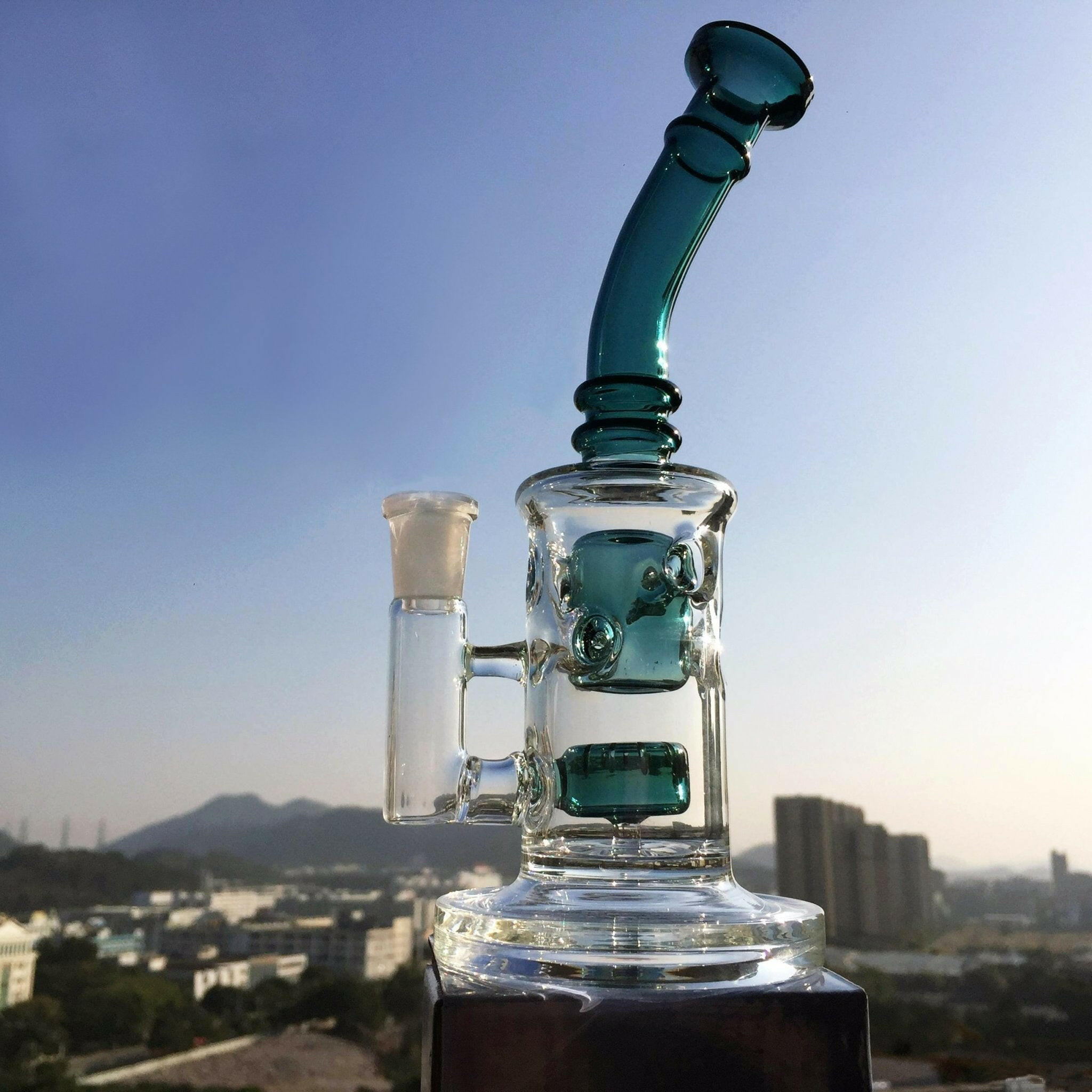 a22222346  330  Jet Bubbler Percolator Rig Glass Rig 55.