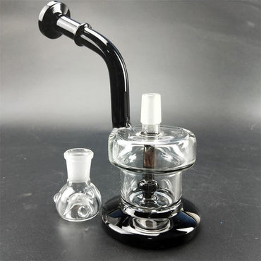 a22222346  330  ML Glass Black Curved Tyre Percolator  55.