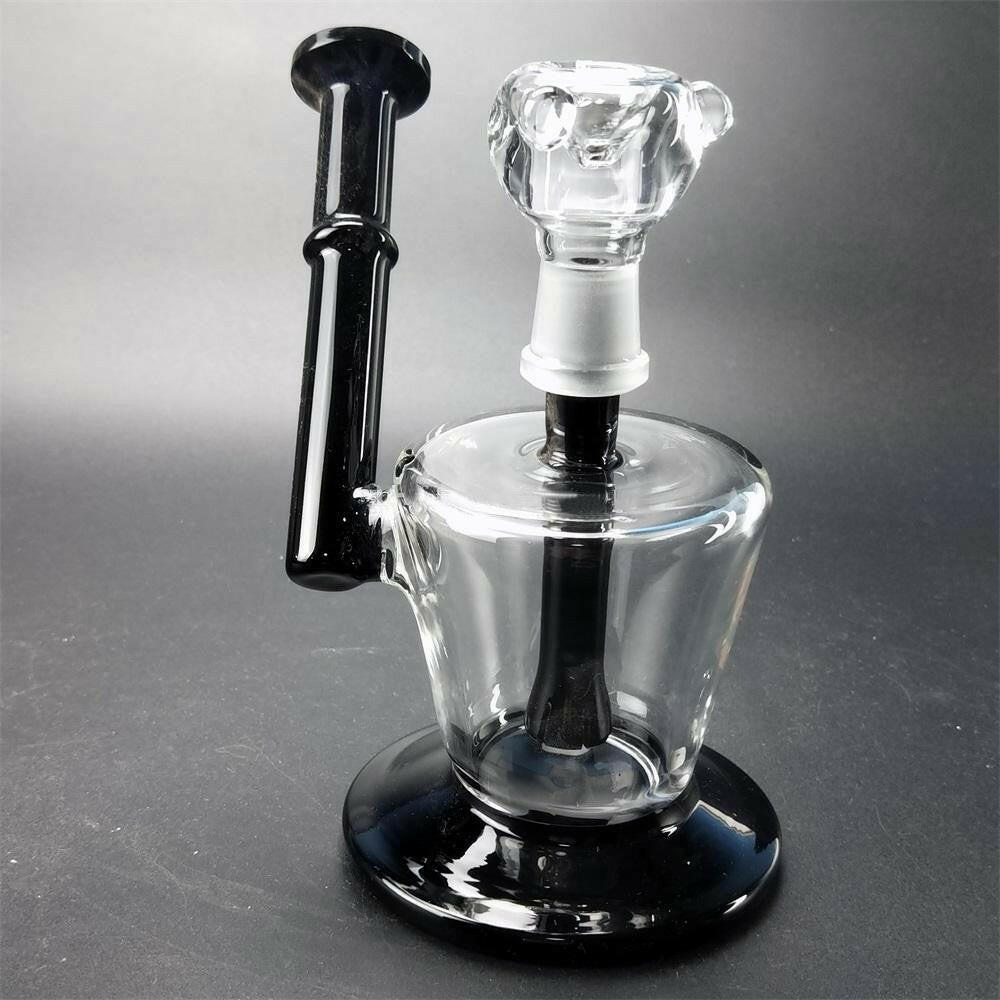 a22222346  330  ML Glass Black Straight Tyre Percolator  55.