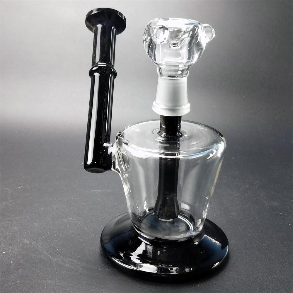 ML Glass Black Straight Tyre Percolator.