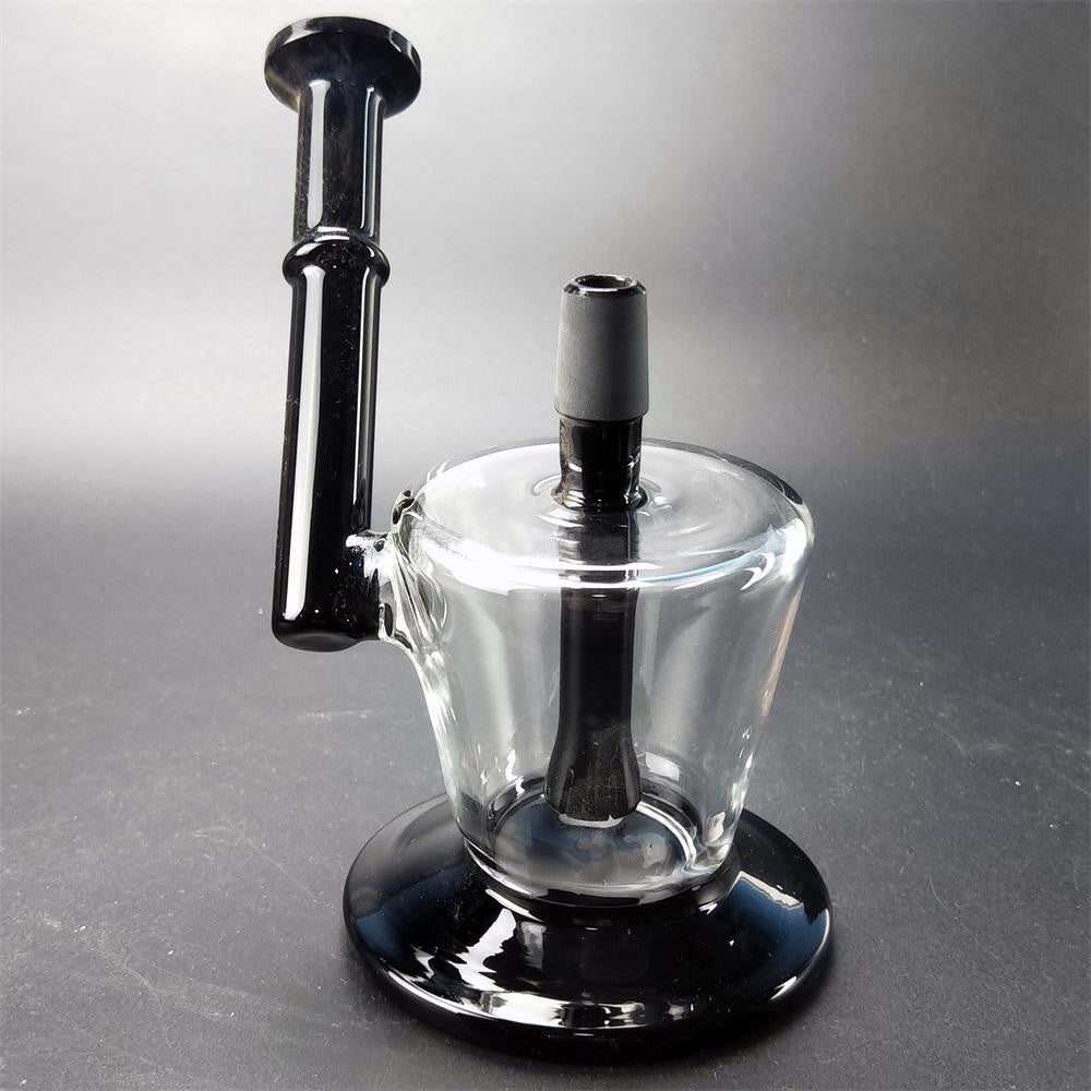 ML Glass Black Straight Tyre Percolator.