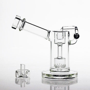 a22222346  330  Pack Science Mini Oil Rig Bubbler With Quartz Swing Glass Rig 55.