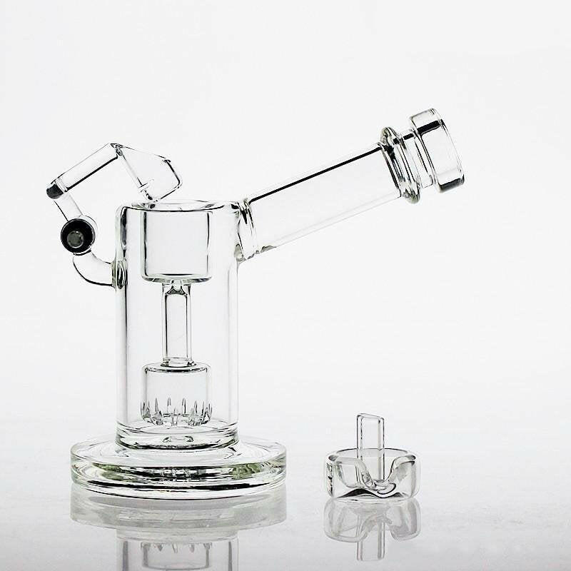 a22222346  330  Pack Science Mini Oil Rig Bubbler With Quartz Swing Glass Rig 55.